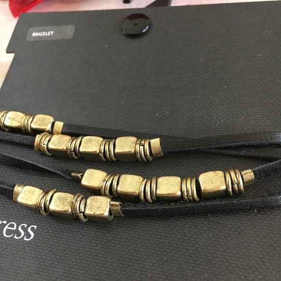 Free Press Suede Beaded Wrap Bracelet - Picture 2 of 3